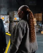 The Equalizer S03 Queen Latifah Checked Jacket