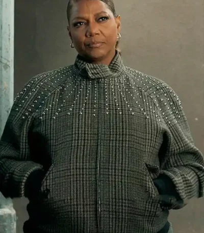 The Equalizer S03 Queen Latifah Checked Jacket