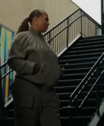 The Equalizer S03 Queen Latifah Checked Jacket