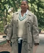 The Equalizer S03 Queen Latifah Printed Coat