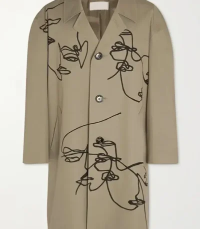 The Equalizer S03 Queen Latifah Printed Coat