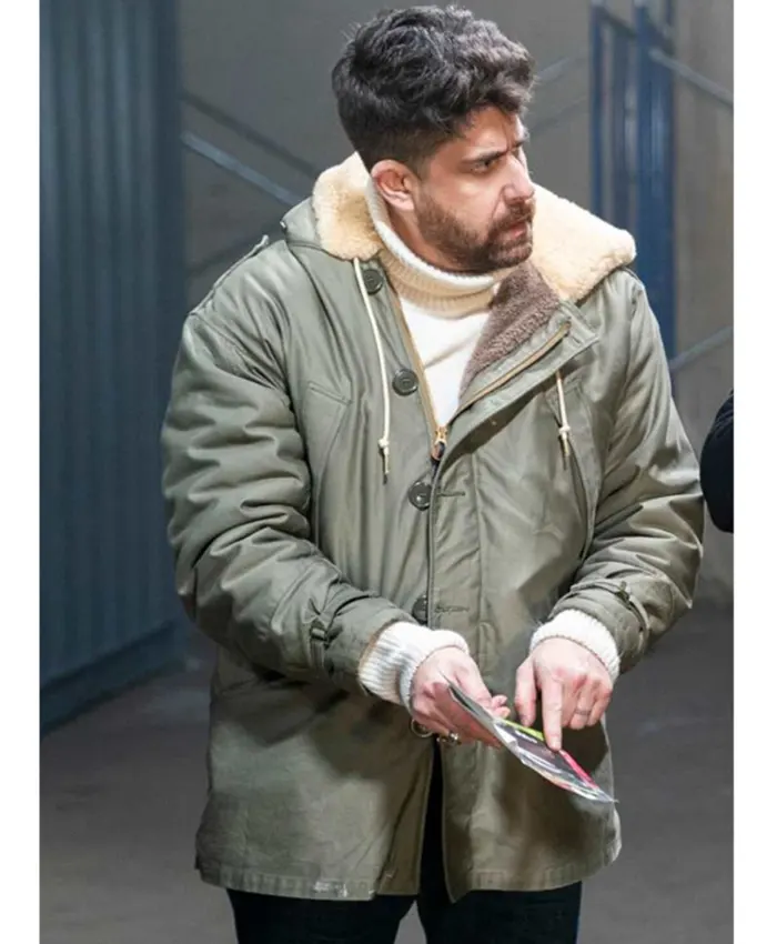 The Equalizer S04 Harry Keshegian Green Jacket The Equalizer S04 Harry Keshegian Green Jacket
