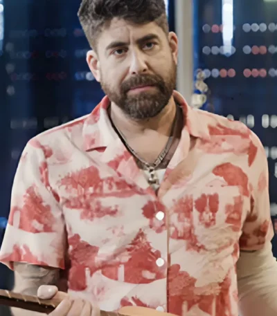 The Equalizer S05 Adam Goldberg Floral Shirt