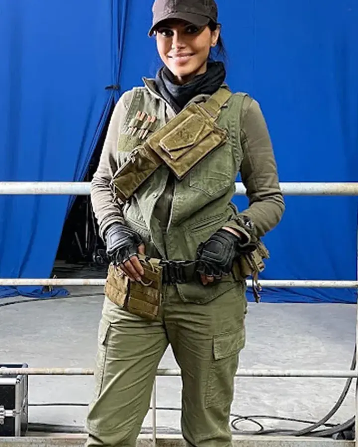 The Expendables 4 Sheila Shah Green Vest The Expendables 4 Sheila Shah Green Vest