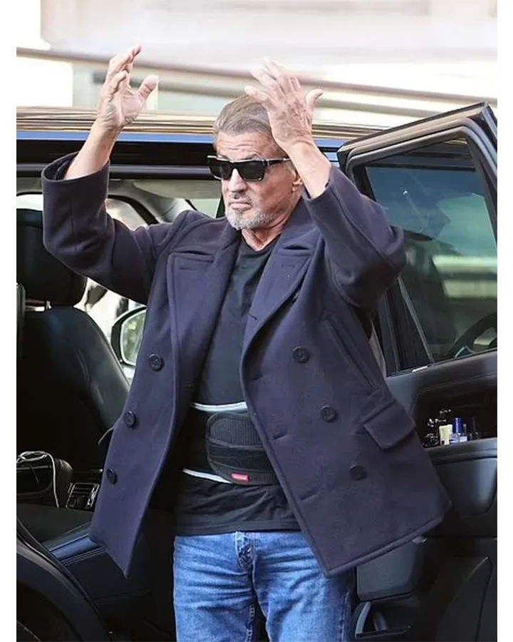 The Expendables 4 Sylvester Stallone Blue Coat The Expendables 4 Sylvester Stallone Blue Coat