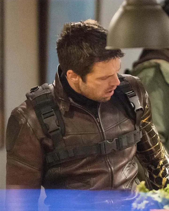 The Falcon And The Winter Soldier Bucky Barnes Brown Jacket The Falcon And The Winter Soldier Bucky Barnes Brown Jacket