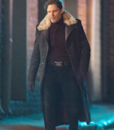 The Falcon And The Winter Soldier Helmut Zemo Black Leather Coat