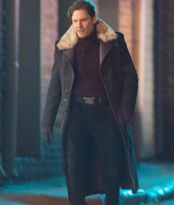 The Falcon And The Winter Soldier Helmut Zemo Black Leather Coat