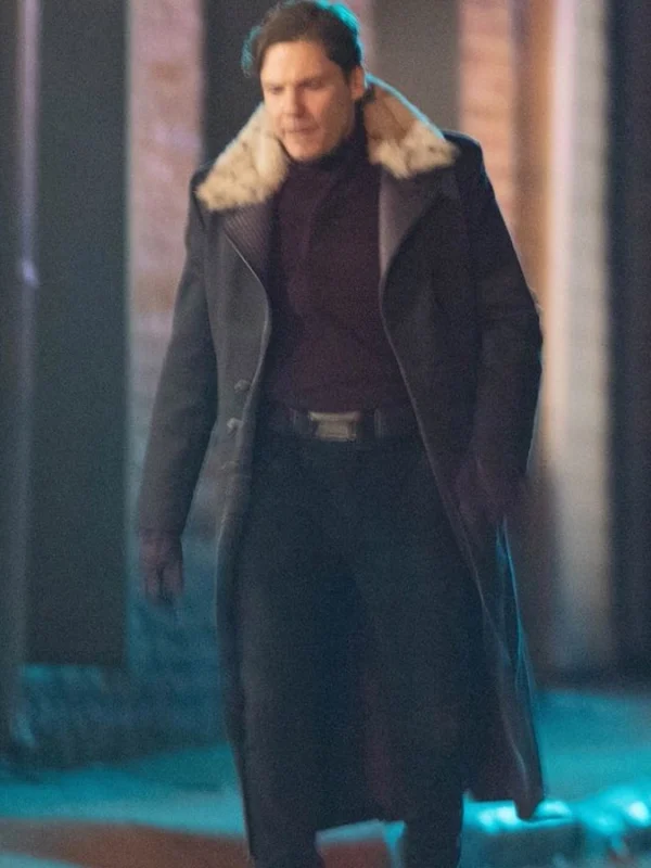 The Falcon And The Winter Soldier Helmut Zemo Black Leather Coat