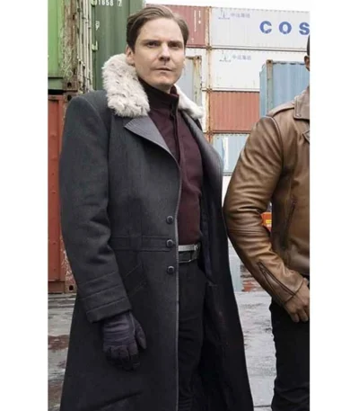 The Falcon And The Winter Soldier Helmut Zemo Black Leather Coat