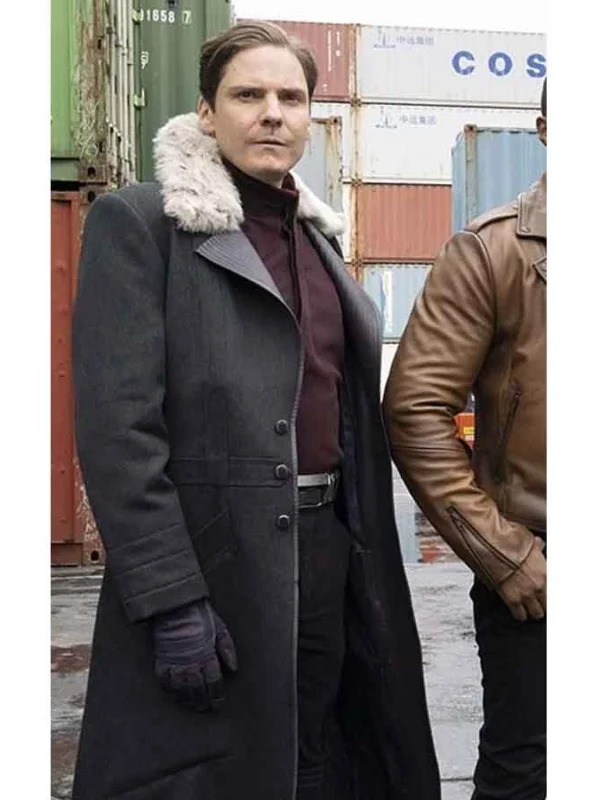 The Falcon And The Winter Soldier Helmut Zemo Black Leather Coat