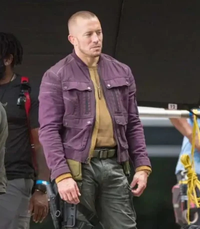 The Falcon and the Winter Soldier 2021 Batroc Purple Jacket