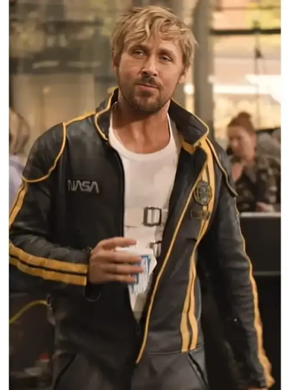 The Fall Guy Ryan Gosling NASA Leather Jacket