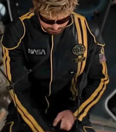 The Fall Guy Ryan Gosling NASA Leather Jacket