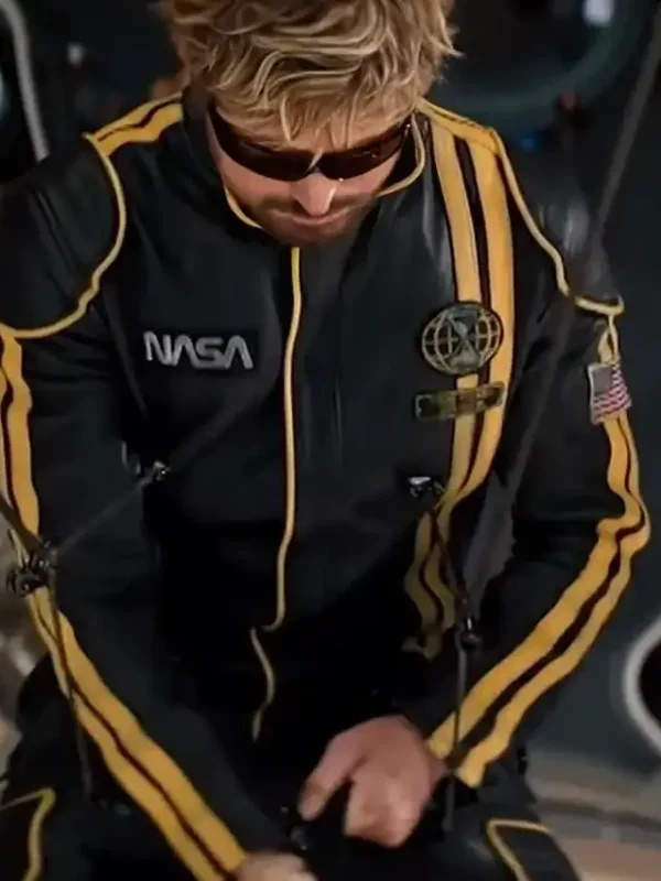 The Fall Guy Ryan Gosling NASA Leather Jacket