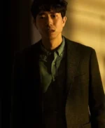 The Fall of the House of Usher Julius Black Wool Coat