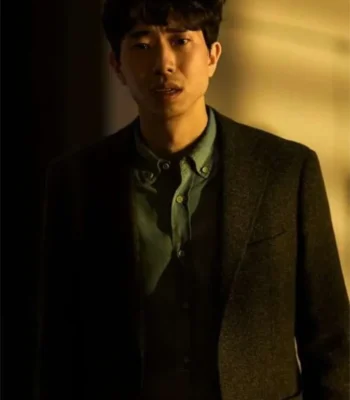 The Fall of the House of Usher Julius Black Wool Coat