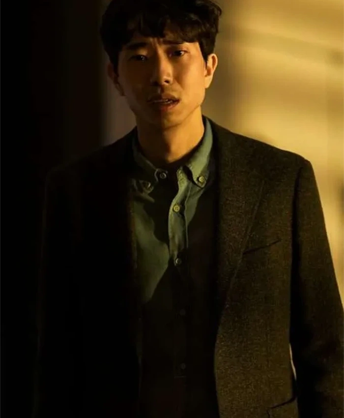 The Fall of the House of Usher Julius Black Wool Coat The Fall of the House of Usher Julius Black Wool Coat