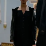 The Fall of the House of Usher Lenore Black Leather Jacket