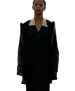 The Fall of the House of Usher Lenore Black Leather Jacket