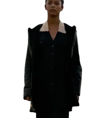 The Fall of the House of Usher Lenore Black Leather Jacket