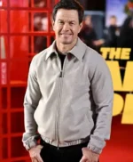 The Family Plan 2 Mark Wahlberg Grey Jacket