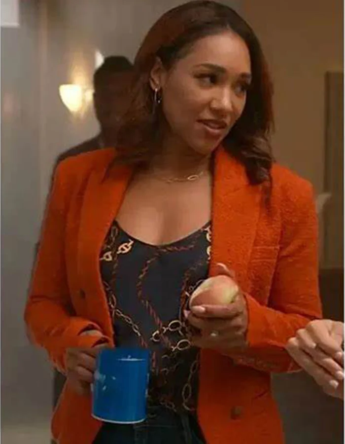The Flash Candice Patton Orange Blazer The Flash Candice Patton Orange Blazer