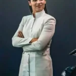 The Flash Mechanic White Trench Coat