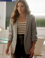 The Flash S08 Allegra Garcia Grey Blazer