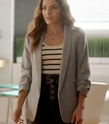 The Flash S08 Allegra Garcia Grey Blazer