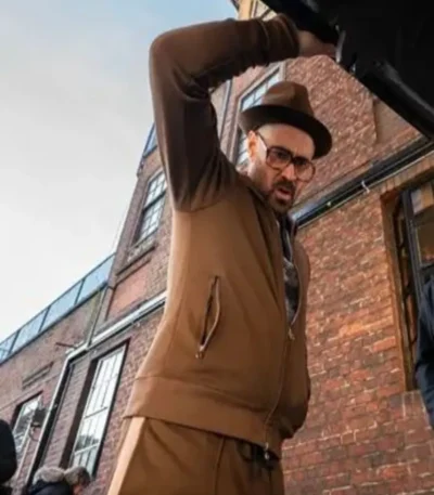The Gentlemen Coach Cotton Brown Bomber Jacket