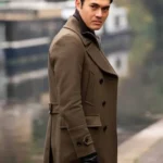 The Gentlemen Dry Eye Brown Long Trench Coat