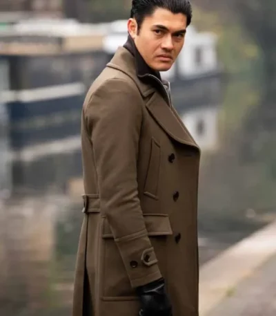The Gentlemen Dry Eye Brown Long Trench Coat