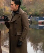 The Gentlemen Dry Eye Brown Long Trench Coat