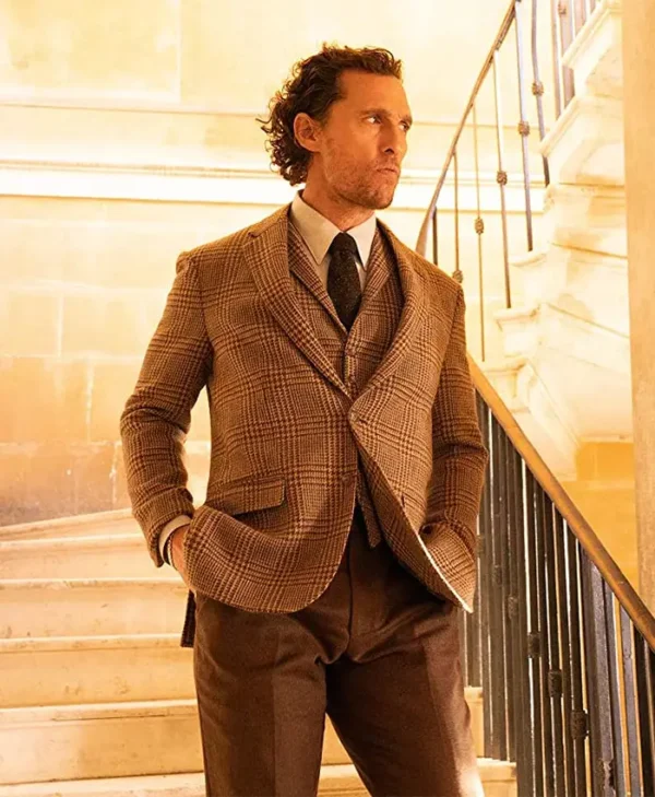 The Gentlemen Michael Pearson Three Piece Plaid Suit