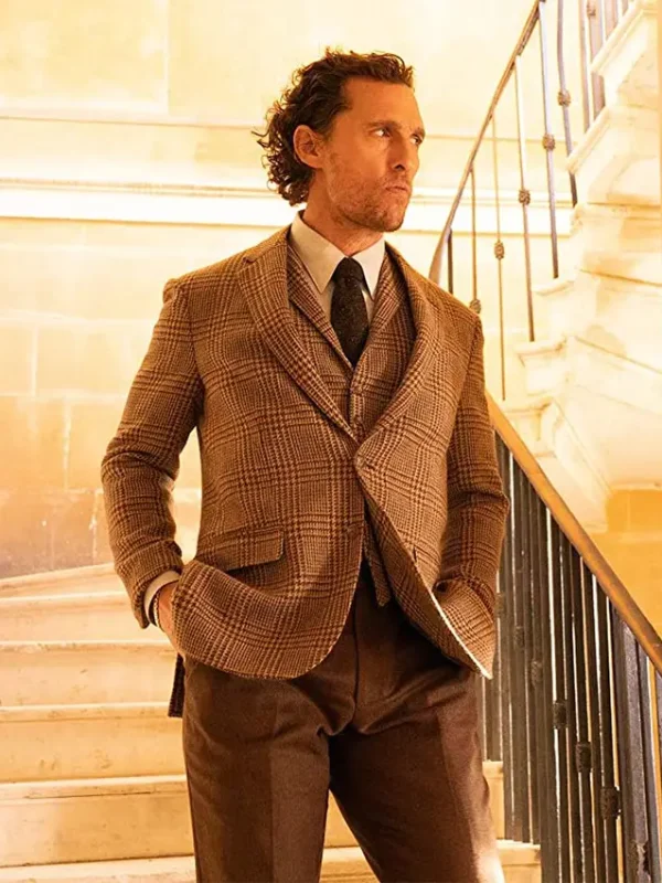 The Gentlemen Michael Pearson Three Piece Plaid Suit