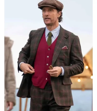 The Gentlemen Michael Pearson Three Piece Plaid Suit