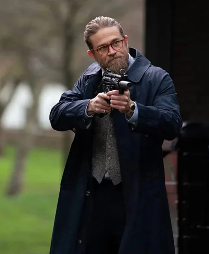The Gentlemen Ray Black Long Trench Coat The Gentlemen Ray Black Long Trench Coat