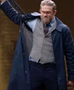 The Gentlemen Ray Black Long Trench Coat