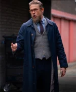 The Gentlemen Ray Black Long Trench Coat