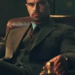 The Gentlemen Theo James Brown Blazer