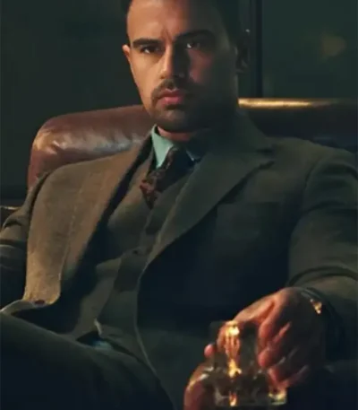 The Gentlemen Theo James Brown Blazer