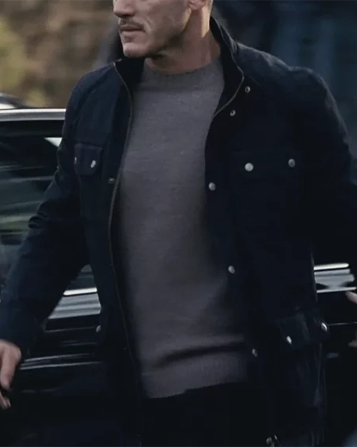 The Girl on the Train Luke Evans Black Jacket The Girl on the Train Luke Evans Black Jacket