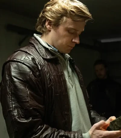 The Gold 2023 Jack Lowden Leather Jacket