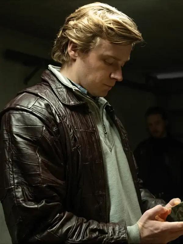 The Gold 2023 Jack Lowden Leather Jacket