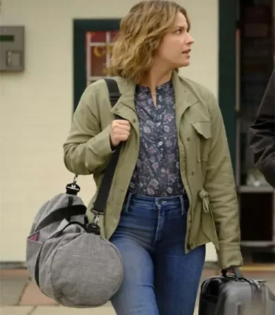 The Good Doctor Lea Dilallo Green Cotton Jacket