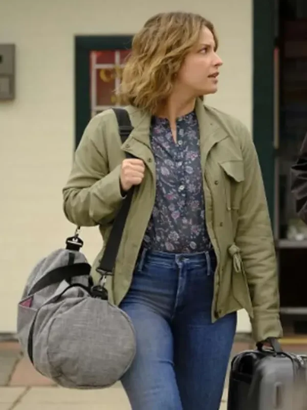 The Good Doctor Lea Dilallo Green Cotton Jacket