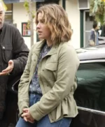 The Good Doctor Lea Dilallo Green Cotton Jacket