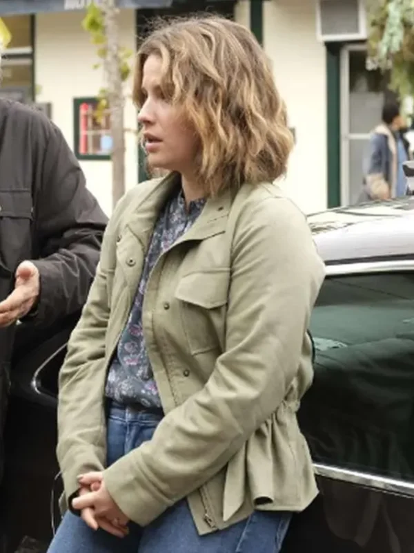 The Good Doctor Lea Dilallo Green Cotton Jacket