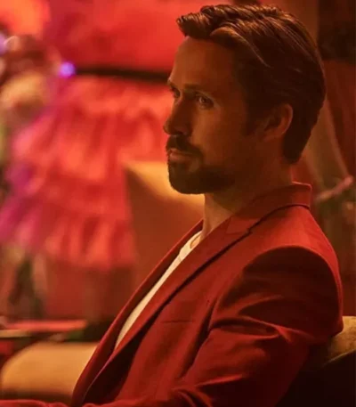 The Gray Man Ryan Gosling Red Dinner Blazer